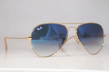 RAY-BAN Mens Unisex Designer Sunglasses Blue Aviator RB 3025 001/3F 15015