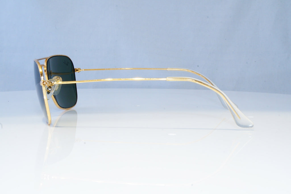 RAY-BAN Mens Designer Sunglasses Gold Square RB 3136 001 19199