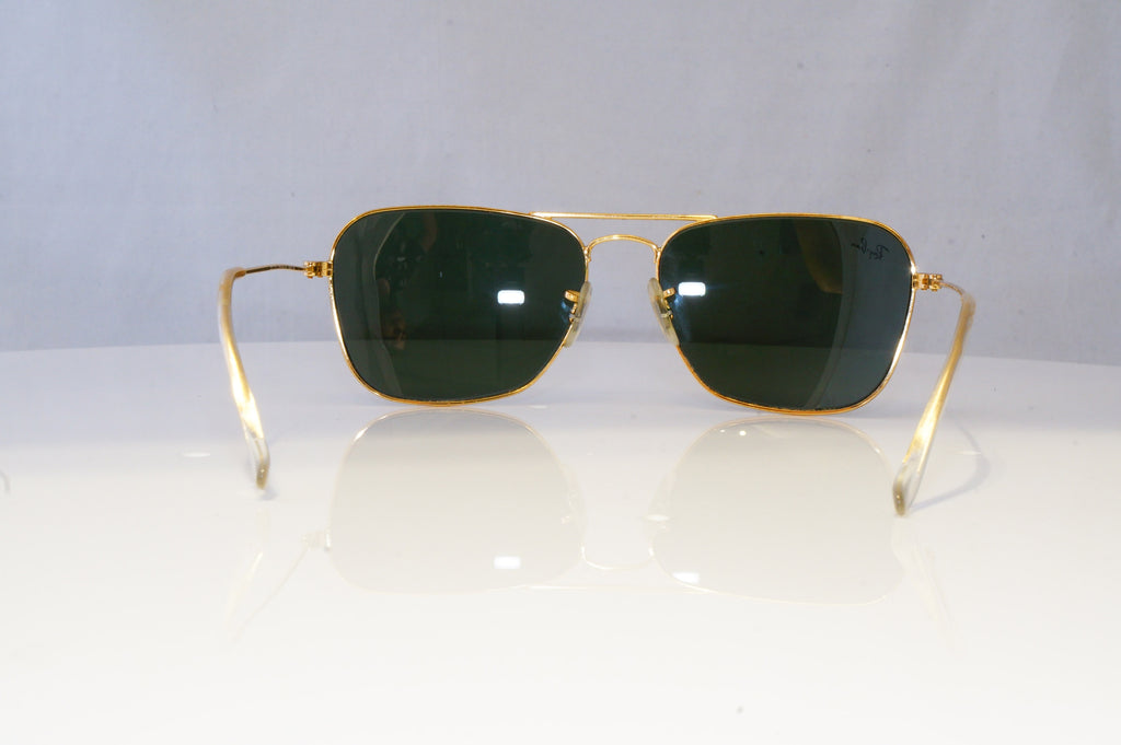 RAY-BAN Mens Designer Sunglasses Gold Square RB 3136 001 19199