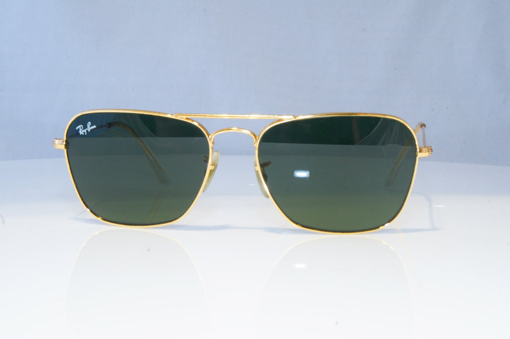 RAY-BAN Mens Designer Sunglasses Gold Square RB 3136 001 19199