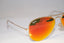 RAY-BAN Mens Designer Sunglasses Orange Mirror Aviator RB 3025 112/69 15093