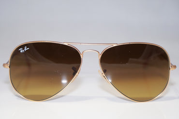 RAY-BAN Mens Unisex Designer Sunglasses Brown Aviator RB 3025 112/85 15058