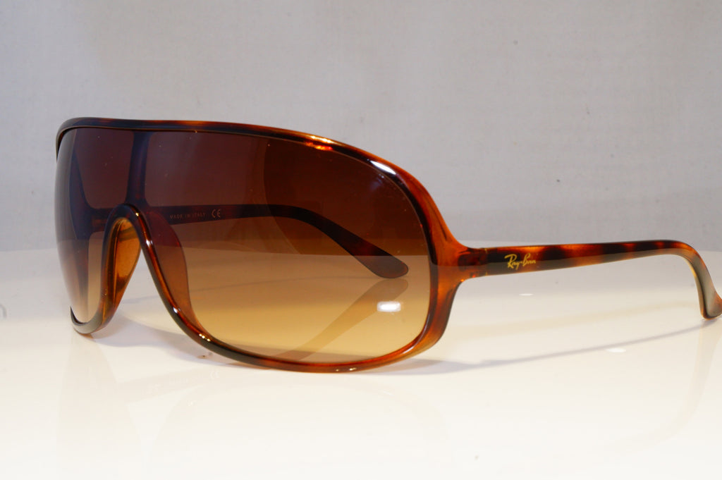 RAY-BAN Mens Vintage 1990 Designer Sunglasses Brown Shield RB 4082 642/13 19367