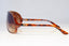 RAY-BAN Mens Vintage 1990 Designer Sunglasses Brown Shield RB 4082 642/13 19367