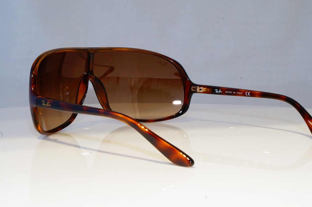 RAY-BAN Mens Vintage 1990 Designer Sunglasses Brown Shield RB 4082 642/13 19367