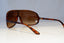 RAY-BAN Mens Vintage 1990 Designer Sunglasses Brown Shield RB 4082 642/13 19367