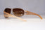 PRADA Mens Womens Designer Sunglasses Silver Wrap SPR 60H 1BC-6S1 21272