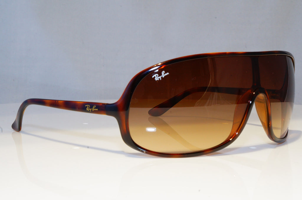 RAY-BAN Mens Vintage 1990 Designer Sunglasses Brown Shield RB 4082 642/13 19367