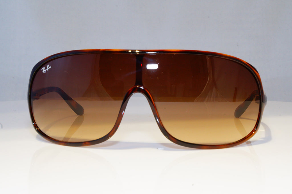 RAY-BAN Mens Vintage 1990 Designer Sunglasses Brown Shield RB 4082 642/13 19367