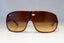 RAY-BAN Mens Vintage 1990 Designer Sunglasses Brown Shield RB 4082 642/13 19367