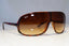 RAY-BAN Mens Vintage 1990 Designer Sunglasses Brown Shield RB 4082 642/13 19367