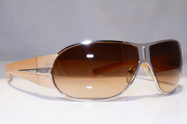 PRADA Mens Womens Designer Sunglasses Silver Wrap SPR 60H 1BC-6S1 21272