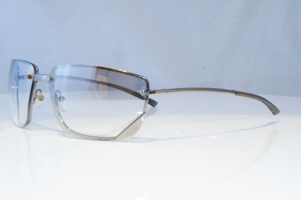 GUCCI Mens Vintage 1990 Designer Sunglasses Silver Wrap GG 1692 6LBNN 19232