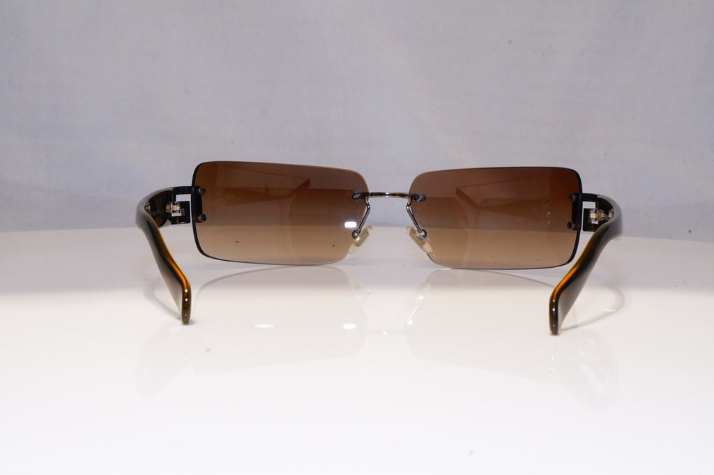 VERSACE Womens Diamante Boxed Vintage Sunglasses Rectangle 2017 1001/13 21278
