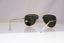 RAY-BAN Mens Womens Boxed Designer Sunglasses Gold Aviator Small RB 3044 17335