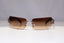 VERSACE Womens Diamante Boxed Vintage Sunglasses Rectangle 2017 1001/13 21278