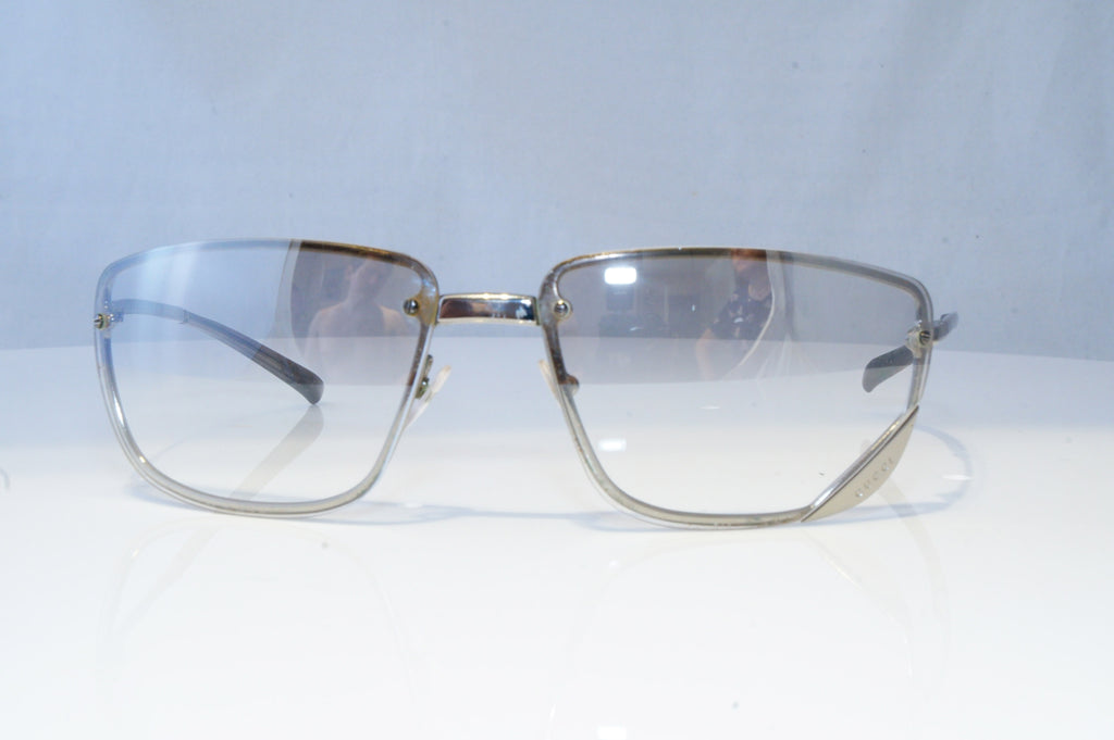 GUCCI Mens Vintage 1990 Designer Sunglasses Silver Wrap GG 1692 6LBNN 19232