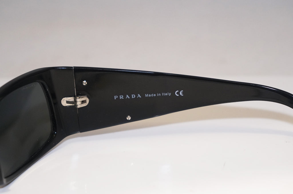 PRADA Mens Unisex Designer Sunglasses Black Rectangle SPR 11H 7JS-1A1 14947