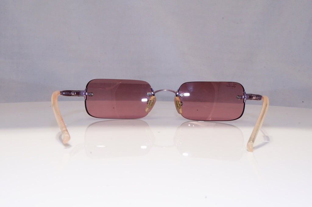 RAY-BAN Womens Boxed Vintage Sunglasses Silver Rectangle RB 3192 025/7E 21328