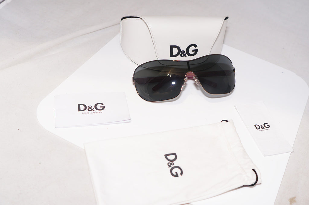 DOLCE & GABBANA Womens Designer Sunglasses Pink Shield D&G 6053 420/87 14807