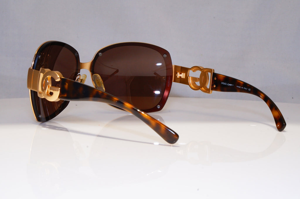 DOLCE & GABBANA Womens Oversized Sunglasses Gold Butterfly DG 2031 065/73 21275
