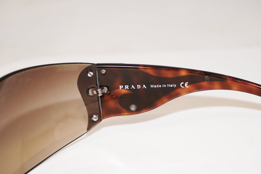 PRADA Womens Designer Sunglasses Brown Wrap SPR 58F 2BU-6S1 16147