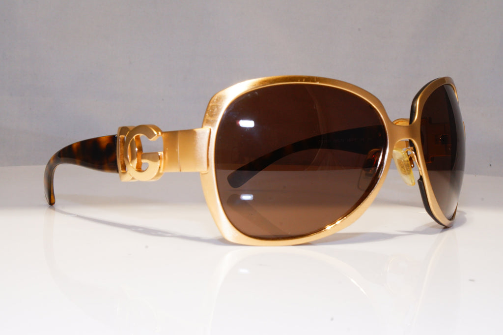 DOLCE & GABBANA Womens Oversized Sunglasses Gold Butterfly DG 2031 065/73 21275