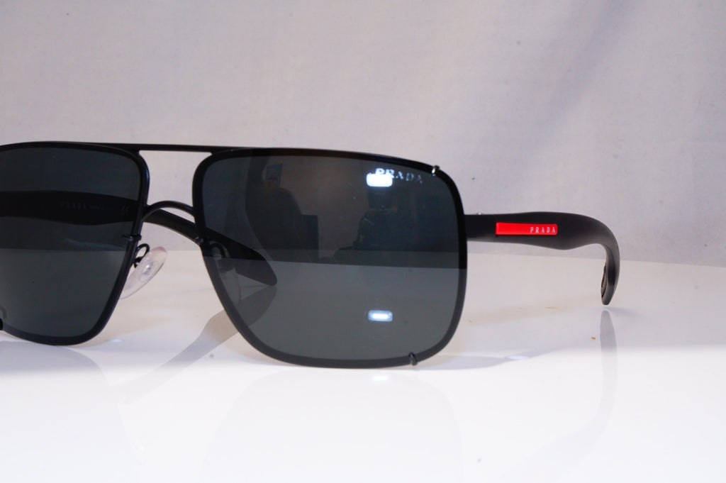 PRADA Mens Designer Sunglasses Black Square SPR 53O 1BO-1A1 18212