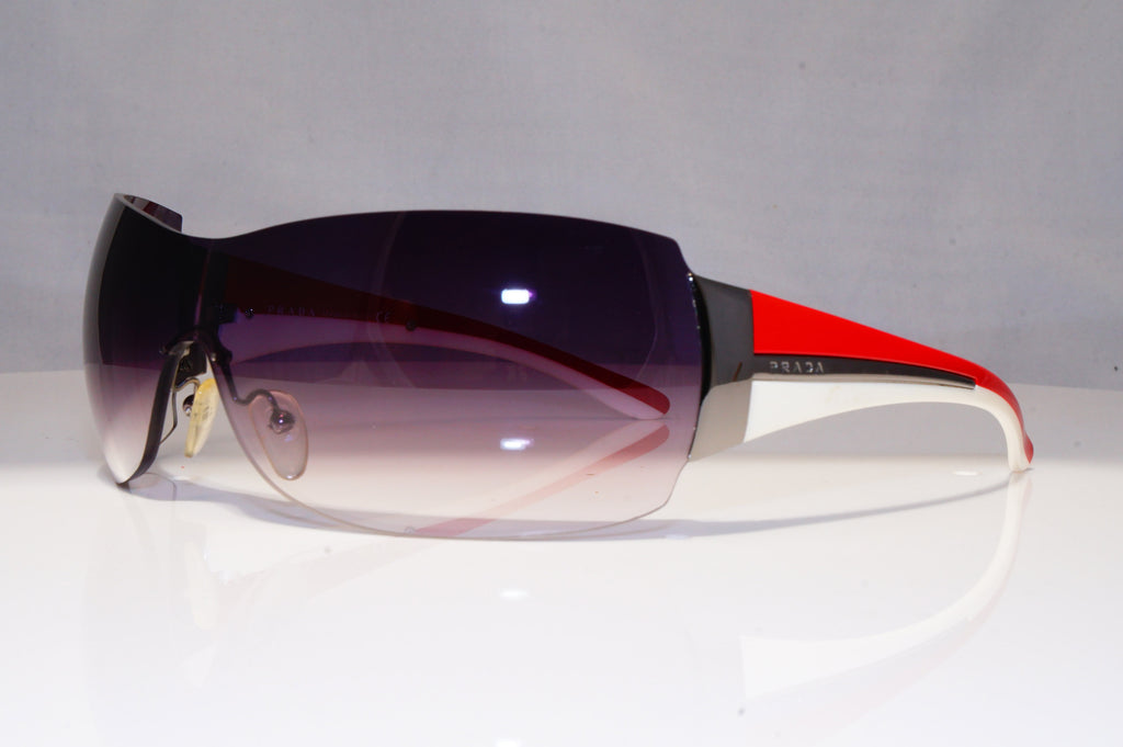 PRADA Mens Womens Unisex Designer Sunglasses Red Shield SPR 54G 5AV-5D1 21246