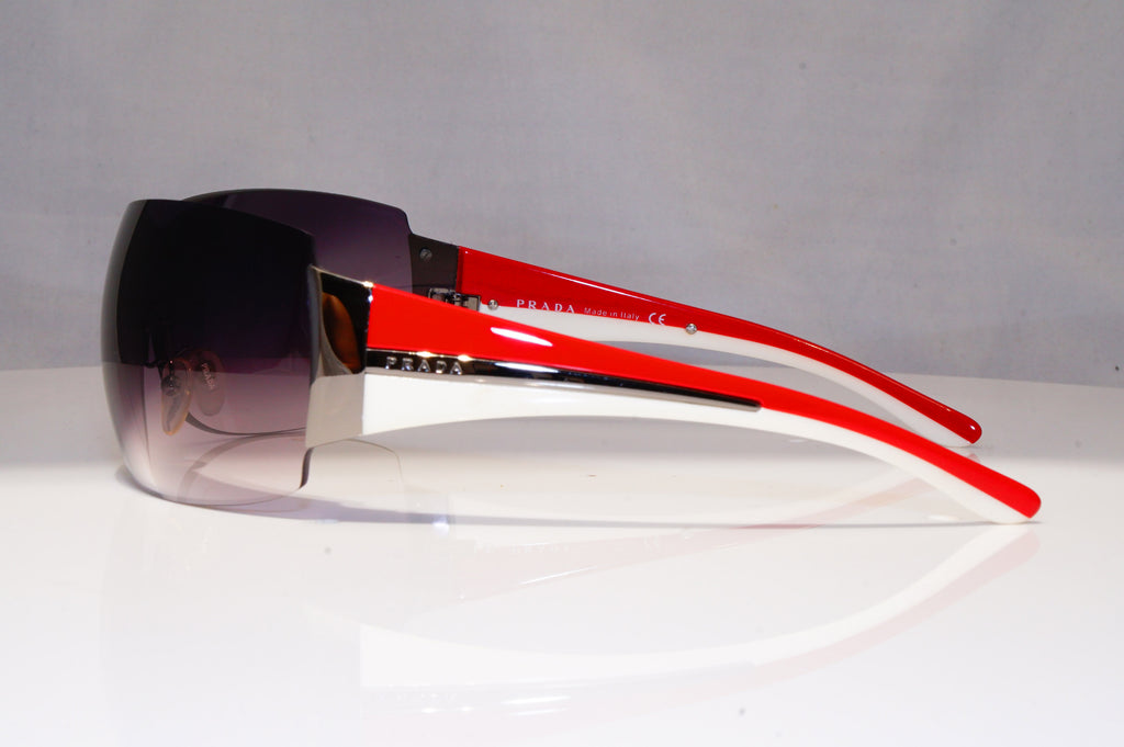 PRADA Mens Womens Unisex Designer Sunglasses Red Shield SPR 54G 5AV-5D1 21246