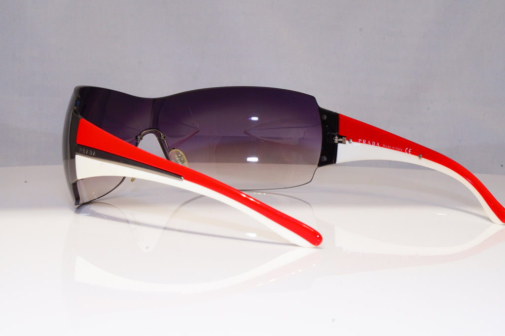 PRADA Mens Womens Unisex Designer Sunglasses Red Shield SPR 54G 5AV-5D1 21246