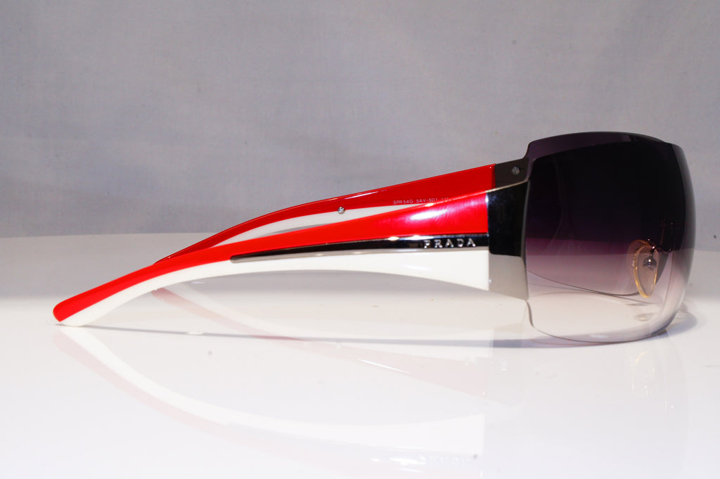 PRADA Mens Womens Unisex Designer Sunglasses Red Shield SPR 54G 5AV-5D1 21246
