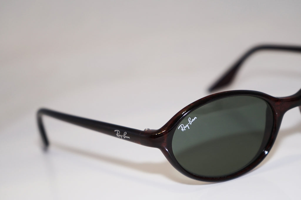 RAY-BAN 1990 Vintage Mens Designer Sunglasses Brown Oval RB 2005 W2835 16236