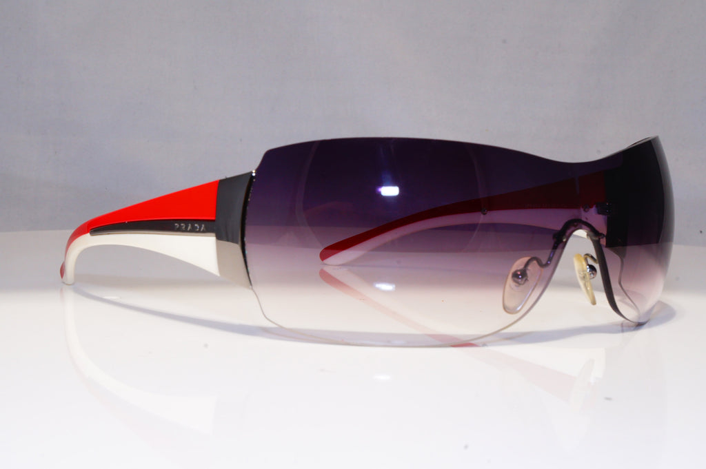 PRADA Mens Womens Unisex Designer Sunglasses Red Shield SPR 54G 5AV-5D1 21246
