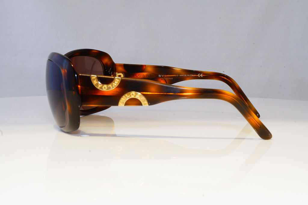 BVLGARI Womens Vintage 1990 Designer Sunglasses Brown Butterfly 846 502/73 19192