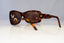 BVLGARI Womens Vintage 1990 Designer Sunglasses Brown Butterfly 846 502/73 19192