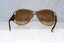 GUCCI Womens Oversized Designer Sunglasses Brown Shield GG 2802 OVC2K 22065