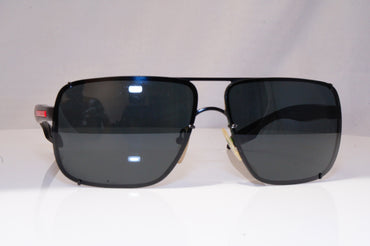 PRADA Mens Designer Sunglasses Black Square SPS 53O 1BO-1A1 18342