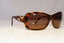 BVLGARI Womens Vintage 1990 Designer Sunglasses Brown Butterfly 846 502/73 19192