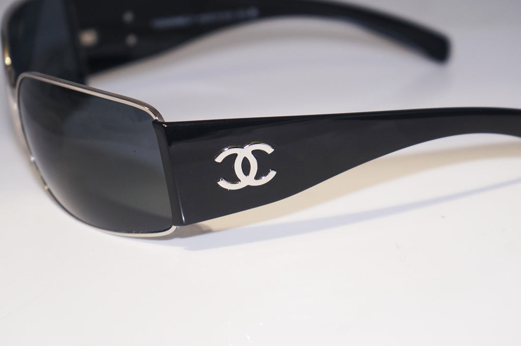 CHANEL Boxed Mens Womens Designer Sunglasses Black Wrap 4115 C.127/87 14944