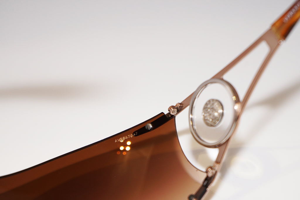 VERSACE Womens Designer Sunglasses Brown Shield MOD 2086 1052/13 16232