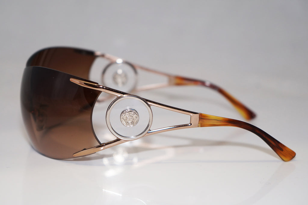 VERSACE Womens Designer Sunglasses Brown Shield MOD 2086 1052/13 16232