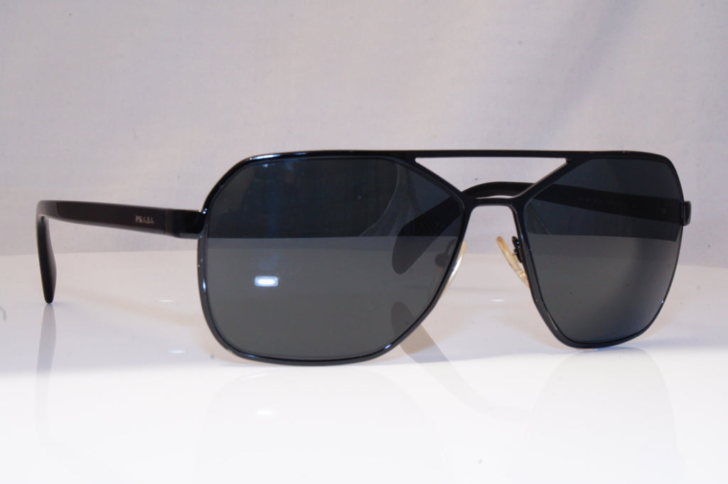 PRADA Mens Designer Sunglasses Black Square SPR 54R 7AX-1A1 18242