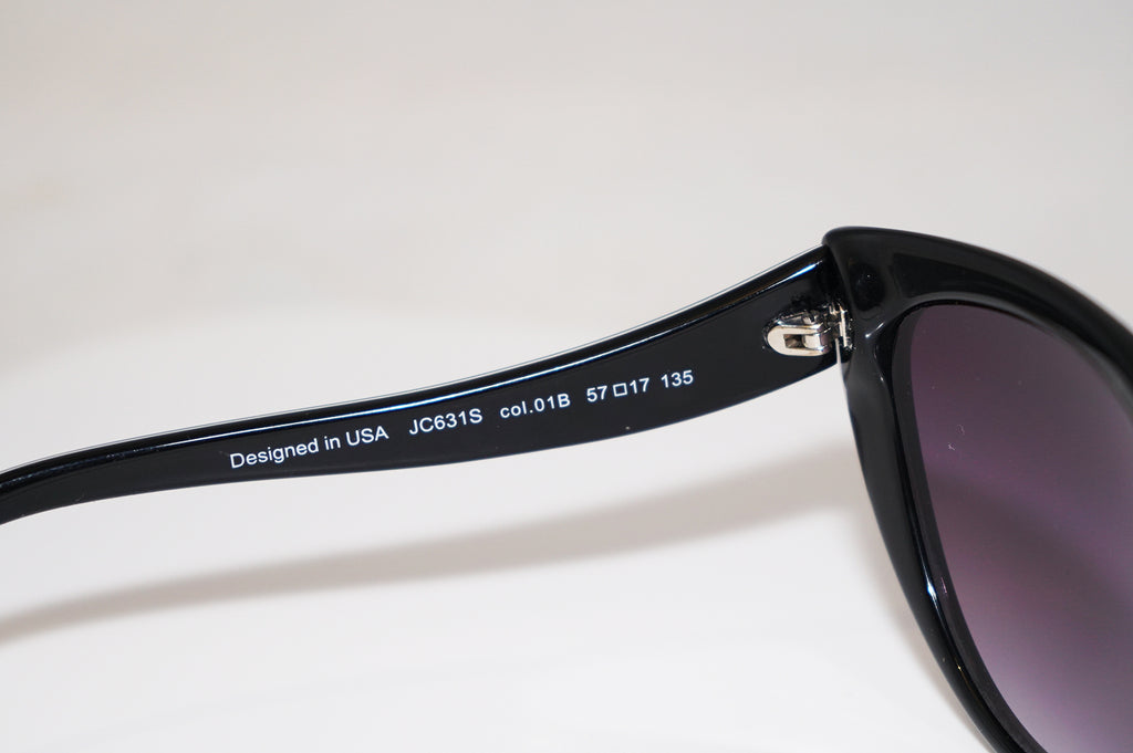 JUST CAVALLI Womens Designer Sunglasses Black Cat Eye JC631S COL01B 16065