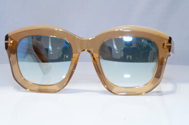TOM FORD Womens Mirror Boxed Sunglasses Brown Square Julia 02 TF 582 45P 22070