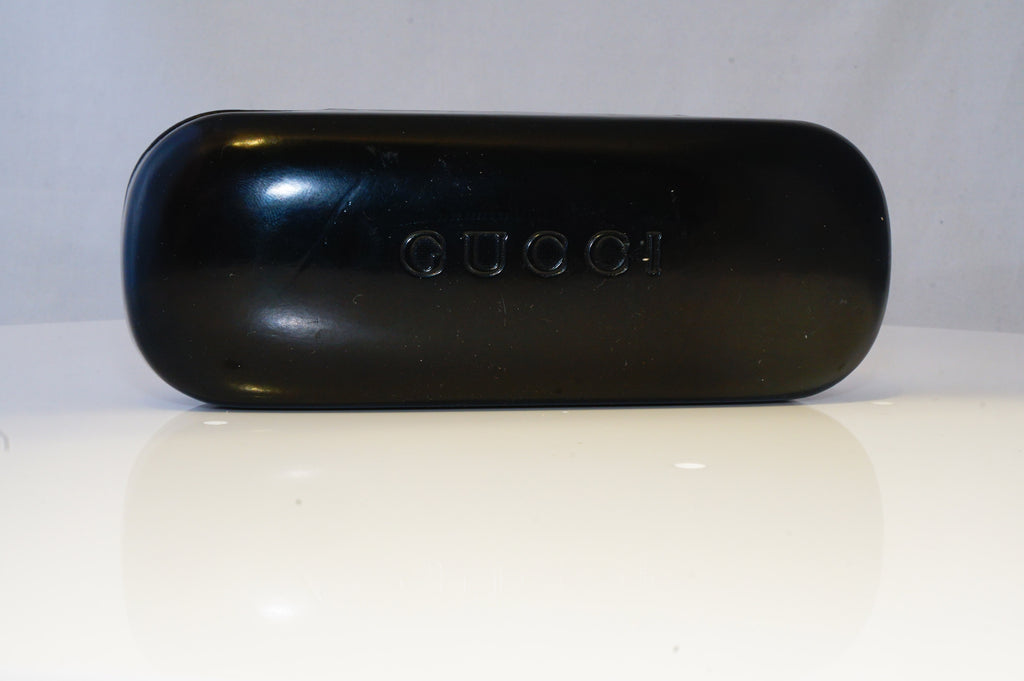 GUCCI Mens Womens Vintage Designer Sunglasses Black Rectangle GG 2456 61K 19206
