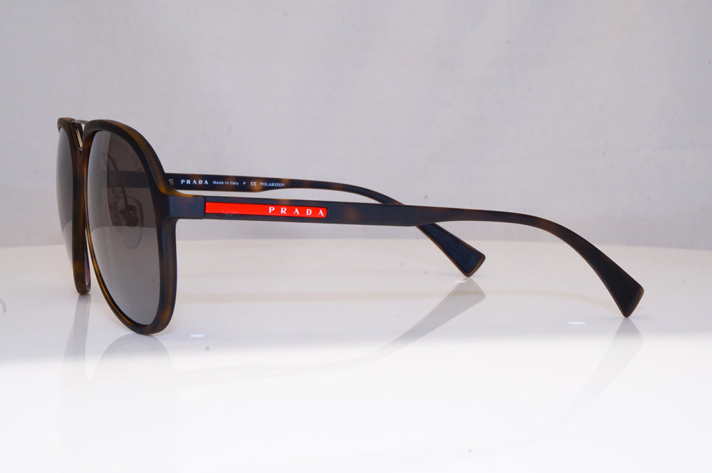 PRADA Mens Polarized Mirror Designer Sunglasses Pilot SPS 05R U61-5KO 18425