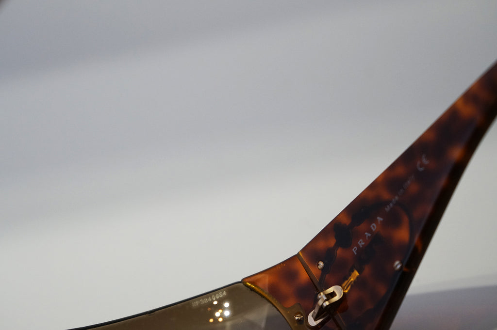 PRADA Womens Designer Sunglasses Brown Shield SPR 16H 2AU-6S1 16172