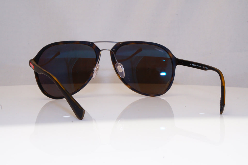 PRADA Mens Polarized Mirror Designer Sunglasses Pilot SPS 05R U61-5KO 18425