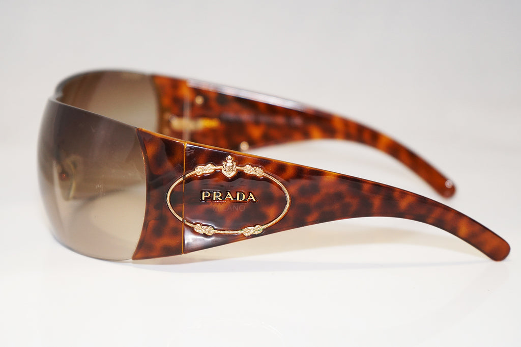 PRADA Womens Designer Sunglasses Brown Shield SPR 16H 2AU-6S1 16172